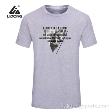 T-shirt da stampa a maglietta in cotone con il tuo logo